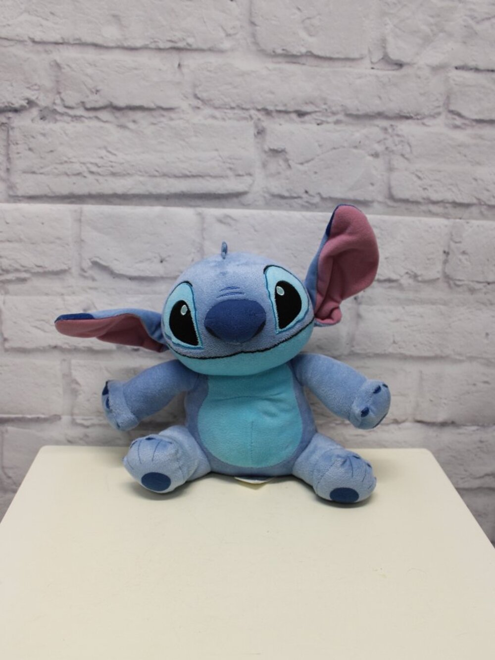 Disney Stitch 10 Inch Soft Blue Fabric Plush with Floppy Ears
